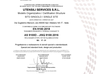 Certificato 9100 2018 ed.2023